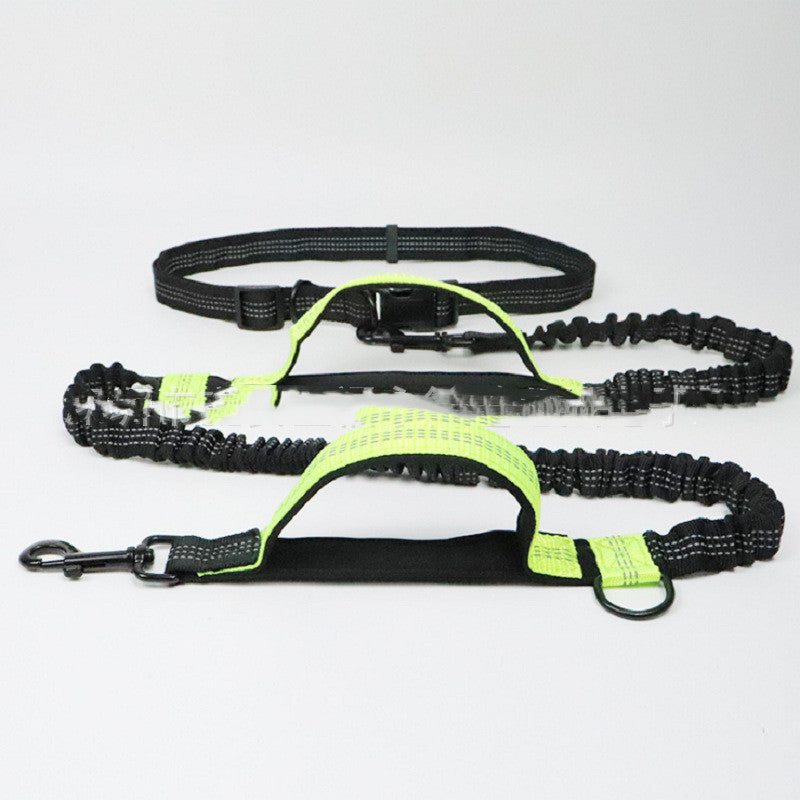 Hand-free Stretchable Rope for dogs while running/walk